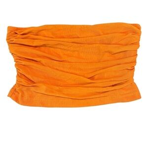 Vibrant Orange Tube Top Size Medium